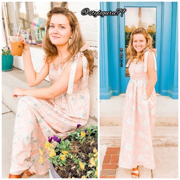 makenna floral maxi dress